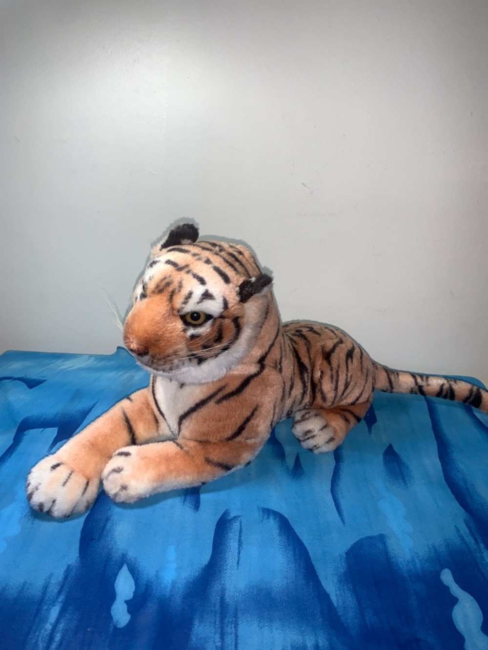 Plush Tiger Stuffed Animal - Orange and White Soft Toy